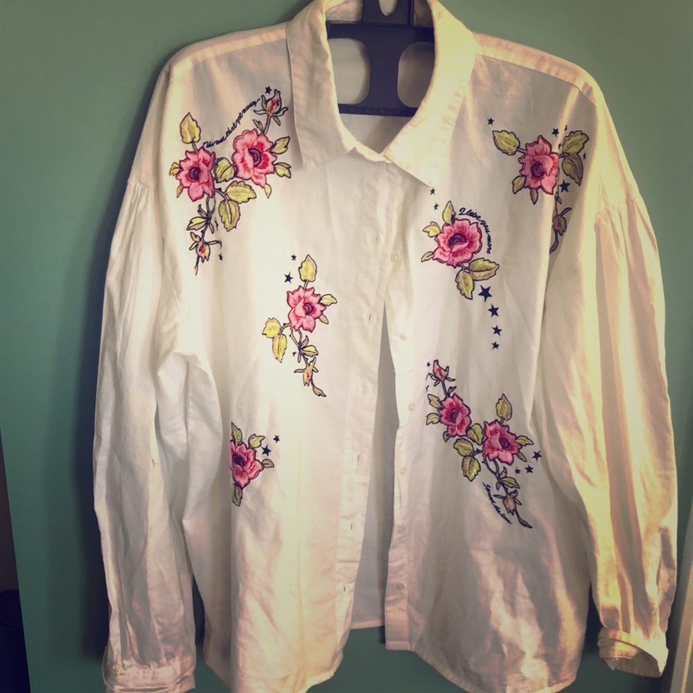 Topshop Love Me Grace blouse